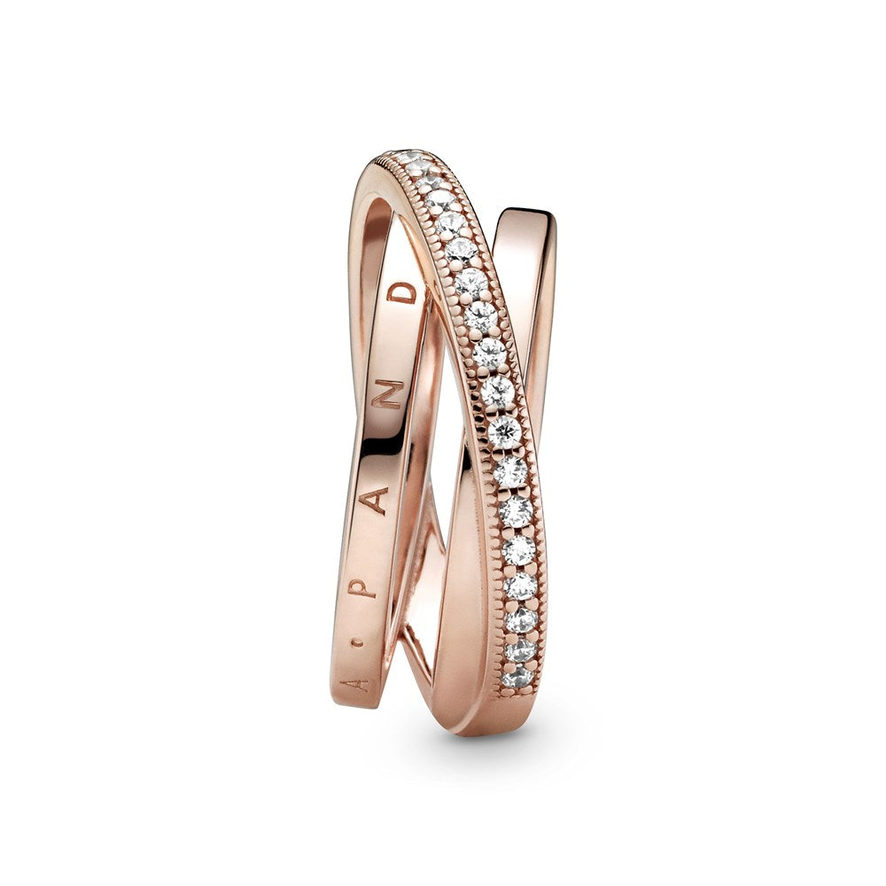 Pandora Rose Gold Signature Ring