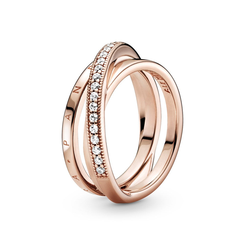 Pandora Rose Gold Signature Ring