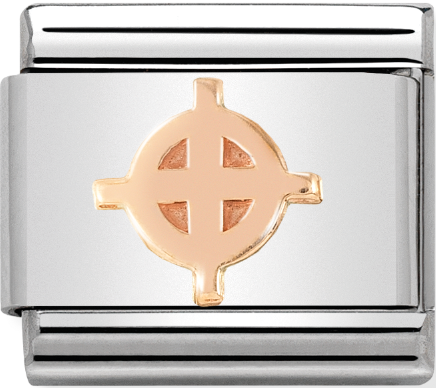 Nomination Rose Gold Celtic Cross Charm