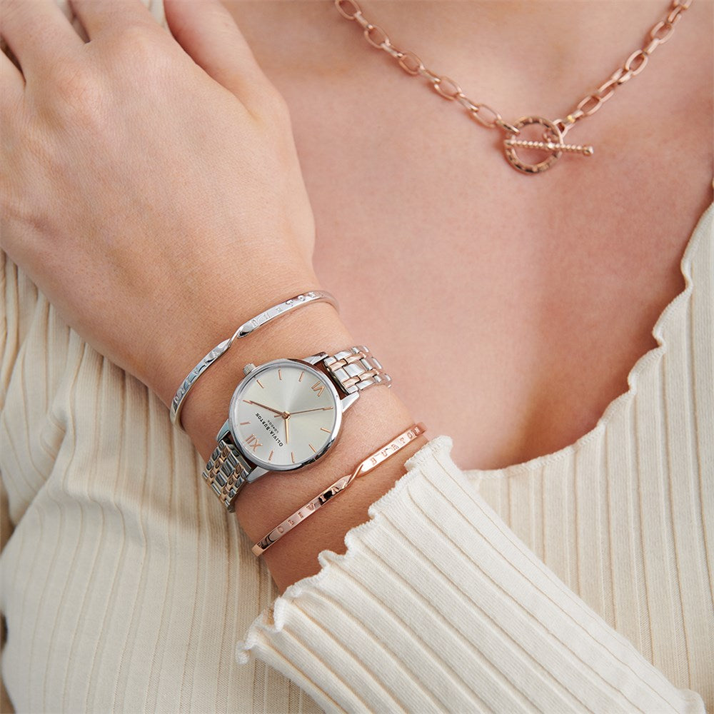 Olivia Burton Sunray Mixed Metal Watch