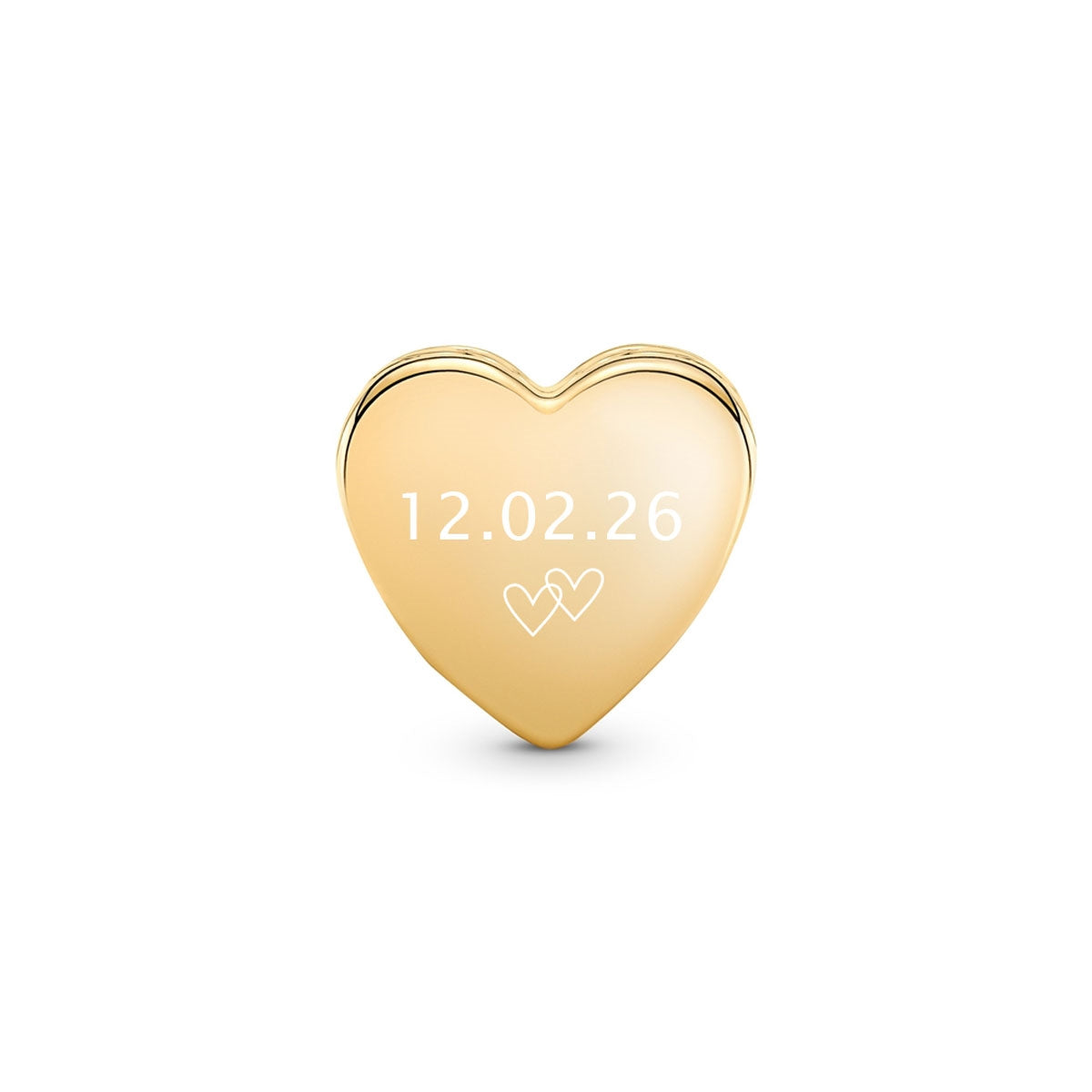 Pandora Engraving Heart Charm