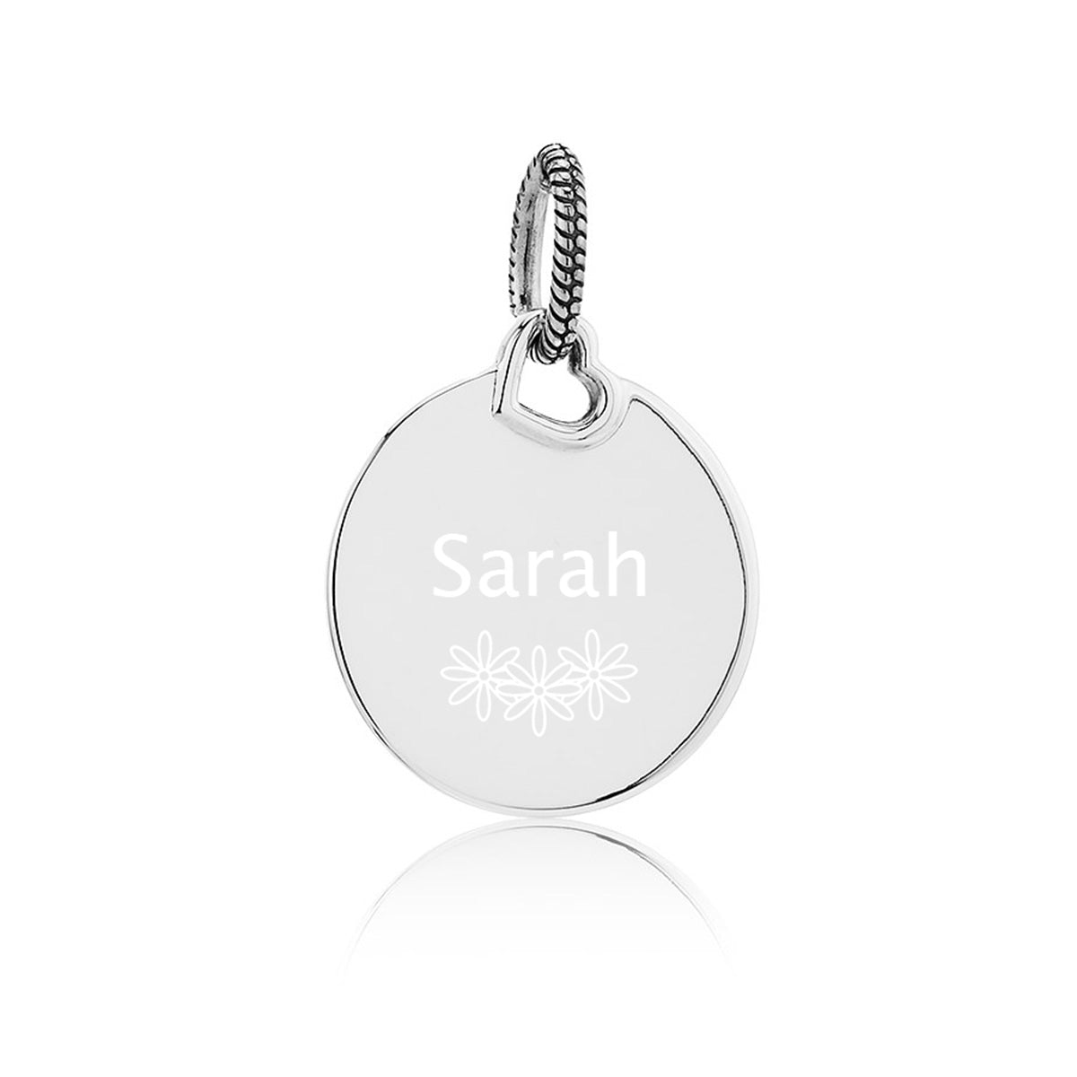 Pandora Engraving Round Pendant