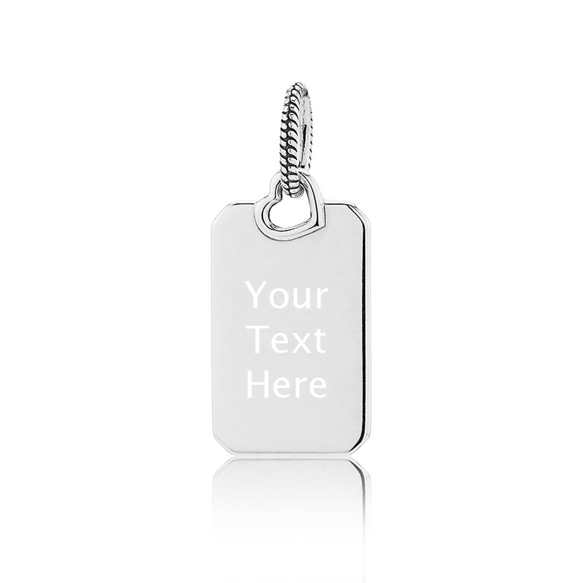 Pandora Engraving Tag Pendant
