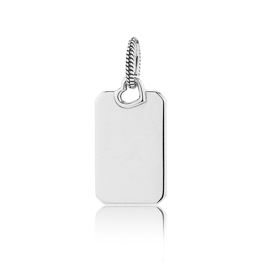 Pandora Engraving Tag Pendant