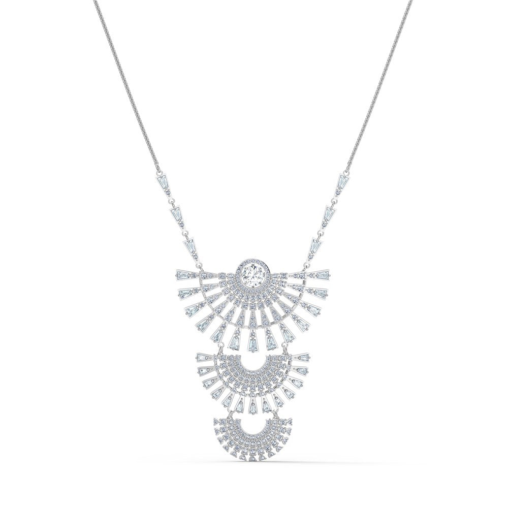 Swarovski Sparkling Dance Large Silver Necklace