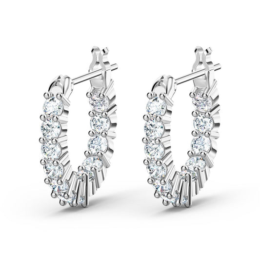 Swarovski Vittore Silver Mini Hoop Earrings