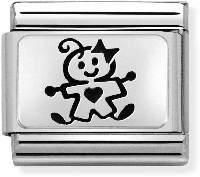 Nomination Silvershine Baby Girl Charm 