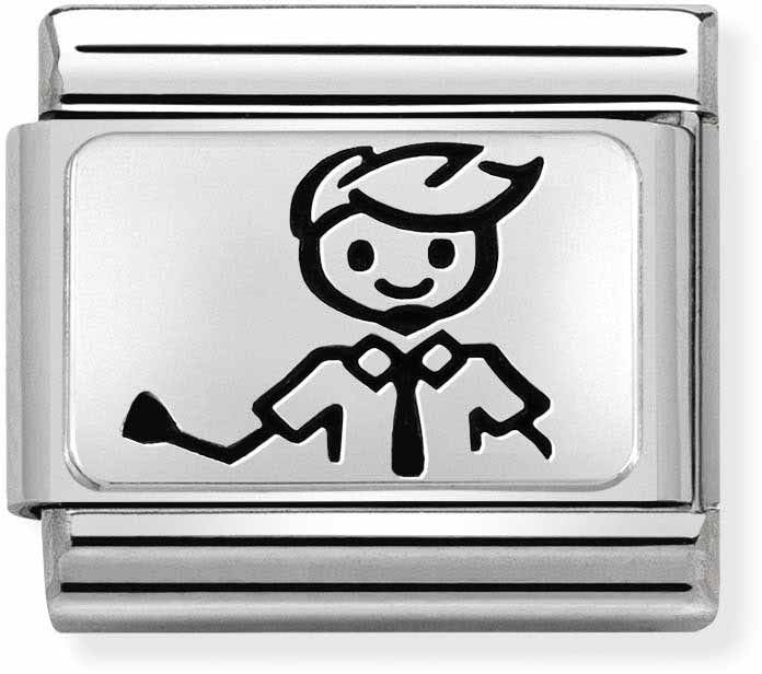 Nomination Silvershine Dad Figure Charm