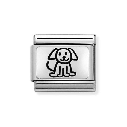 Nomination Silvershine Family Dog Charm
