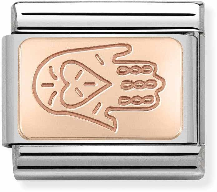 Nomination Rose Gold Hand Of Fatima Charm