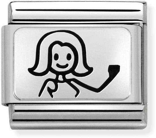 Nomination Silvershine Mum Figure Charm