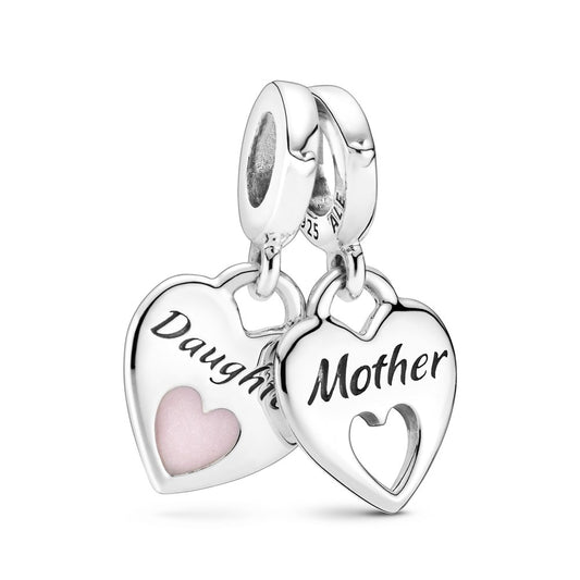 Pandora Mother & Daughter Split Heart Charm