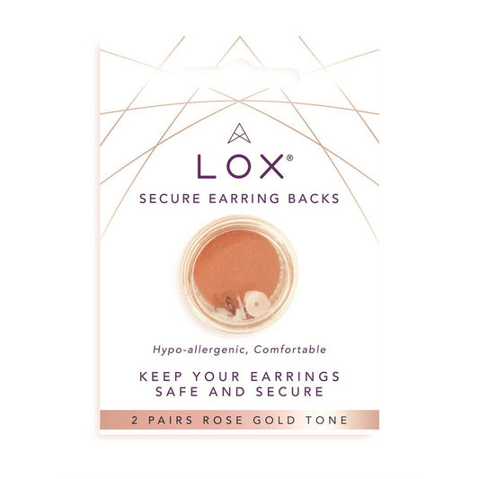 Connoisseurs Lox Rose Gold Secure Earring Backs 2 Pairs