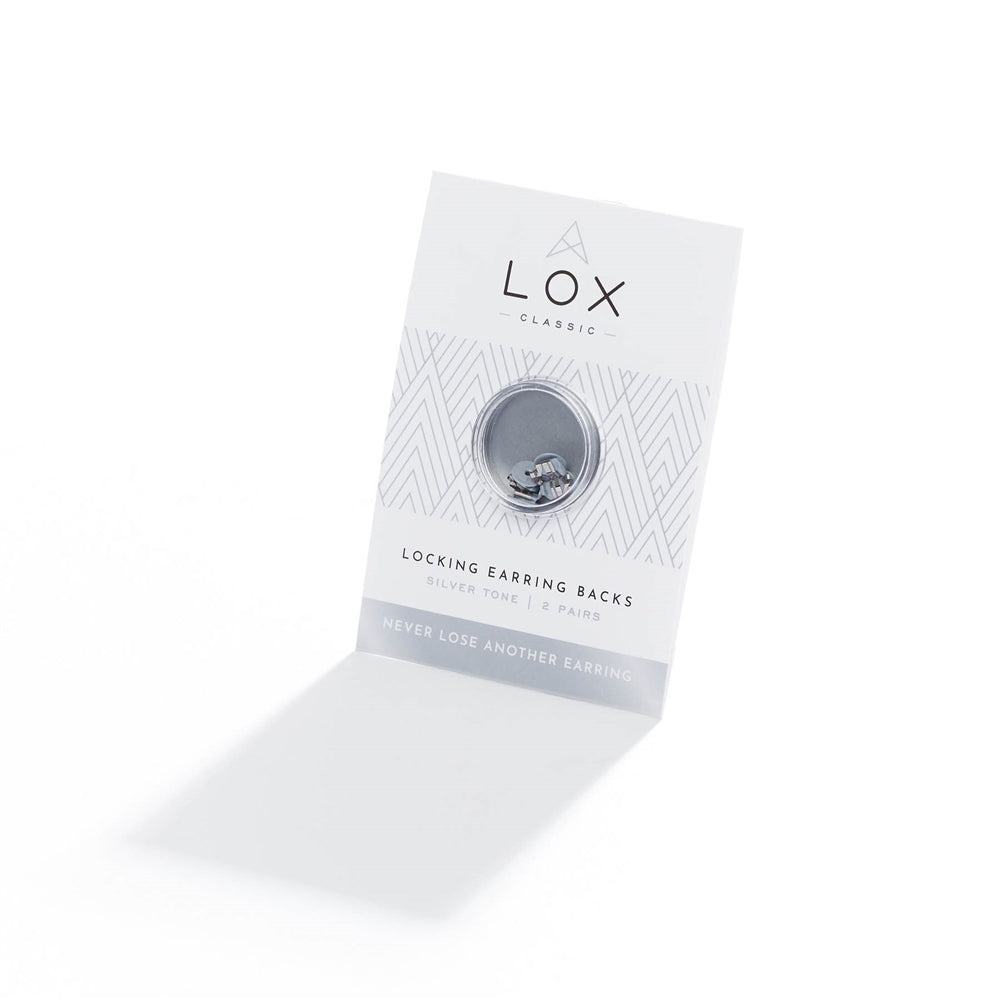 Connoisseurs Lox Silver Secure Earring Backs 2 Pairs