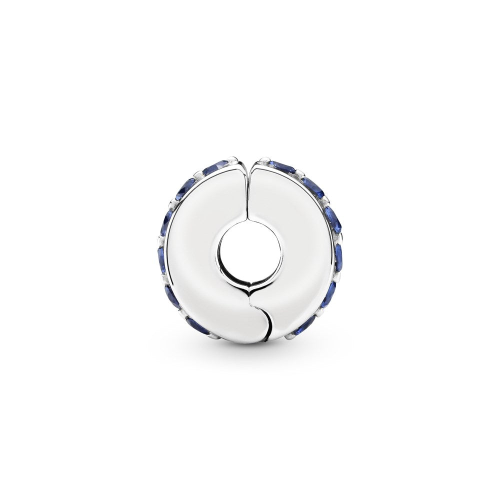 Pandora Blue Sparkle Clip Charm