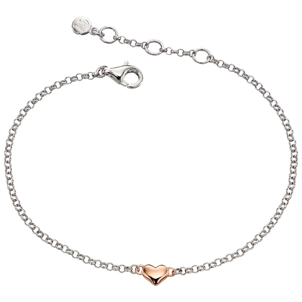 Little Star Childrens Georgiana Rose Heart Bracelet