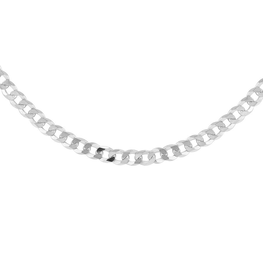 Argento Recycled Silver Curb Chain Necklace