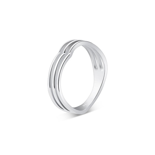 Argento Silver Triple Band Wish Ring