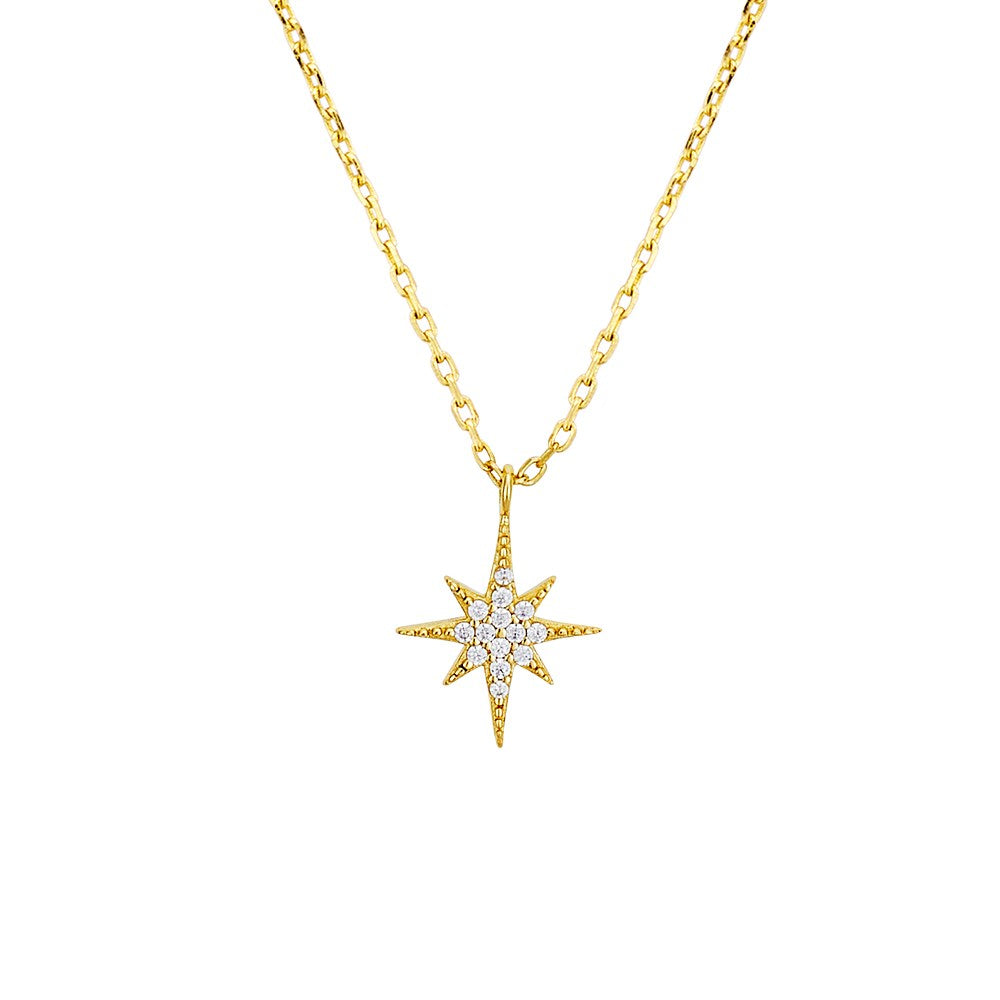 Argento Recycled Gold Midnight Star Necklace