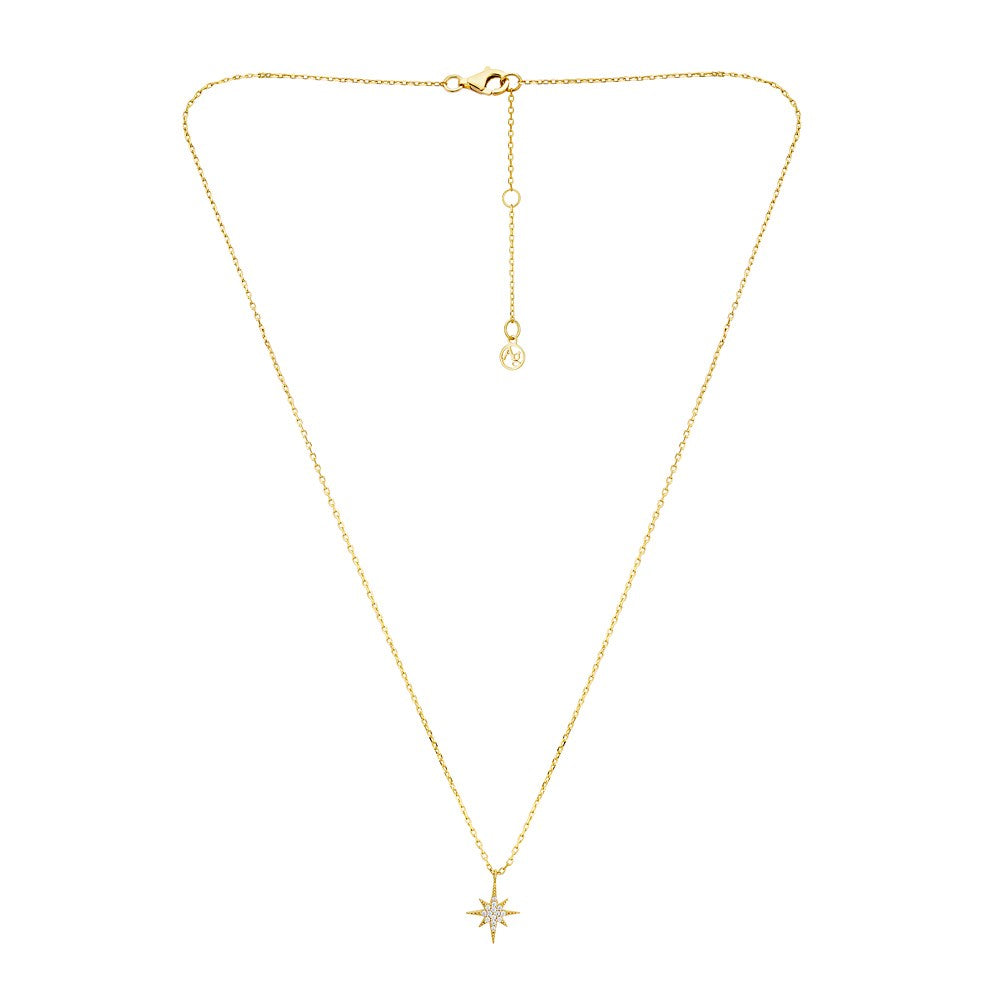 Argento Recycled Gold Midnight Star Necklace