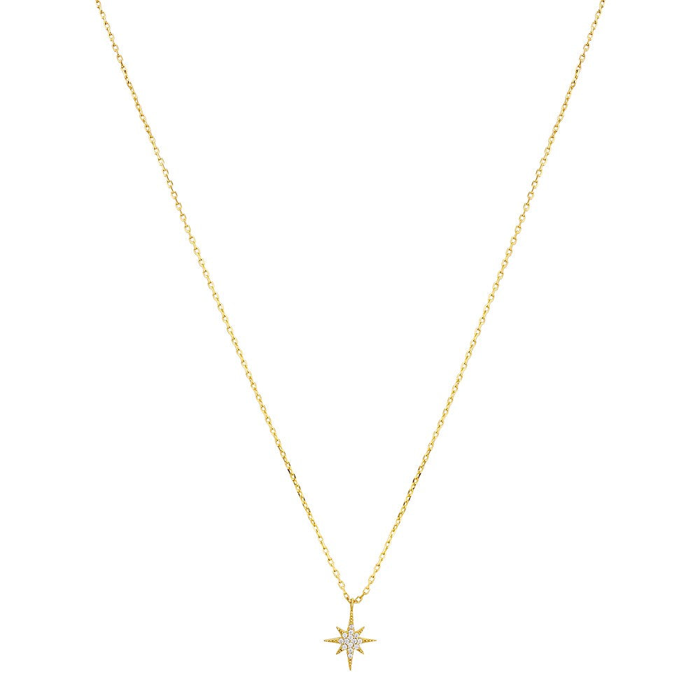Argento Recycled Gold Midnight Star Necklace