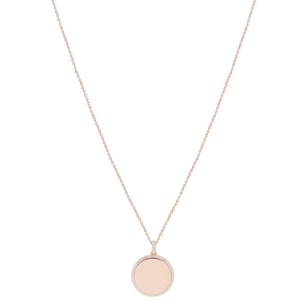 Argento Crystal Engraving Necklace