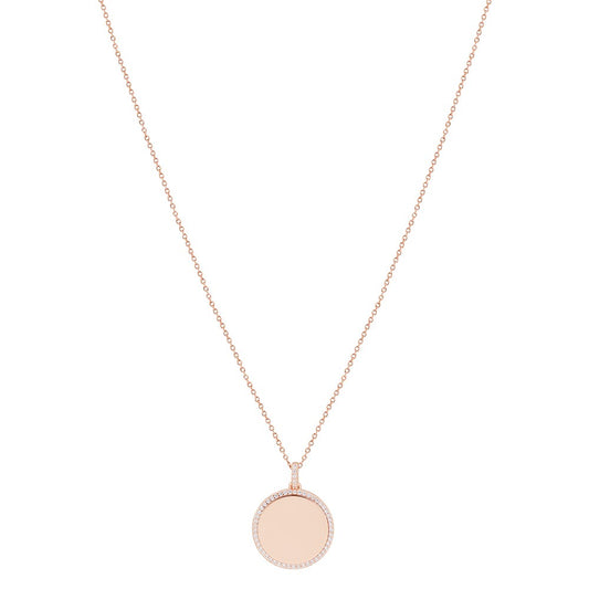 Argento Crystal Engraving Necklace