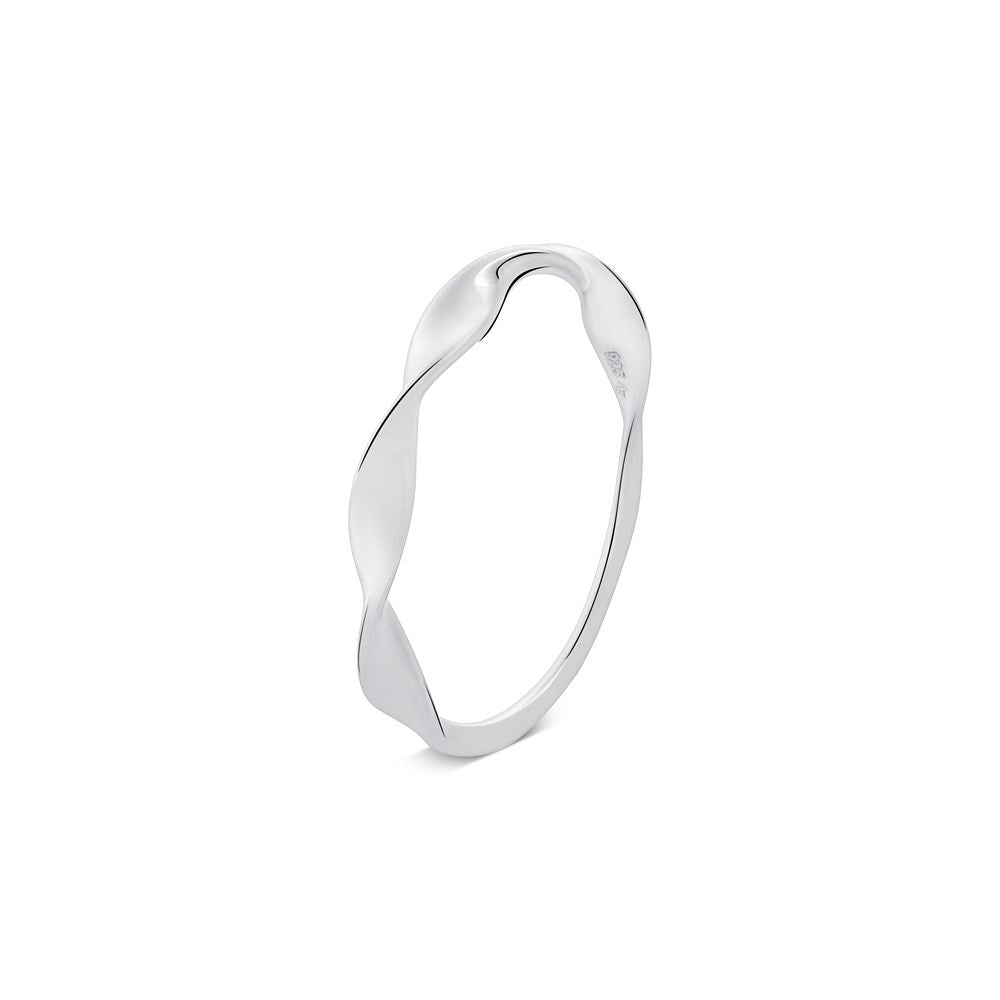 Argento Silver Twist Ring 