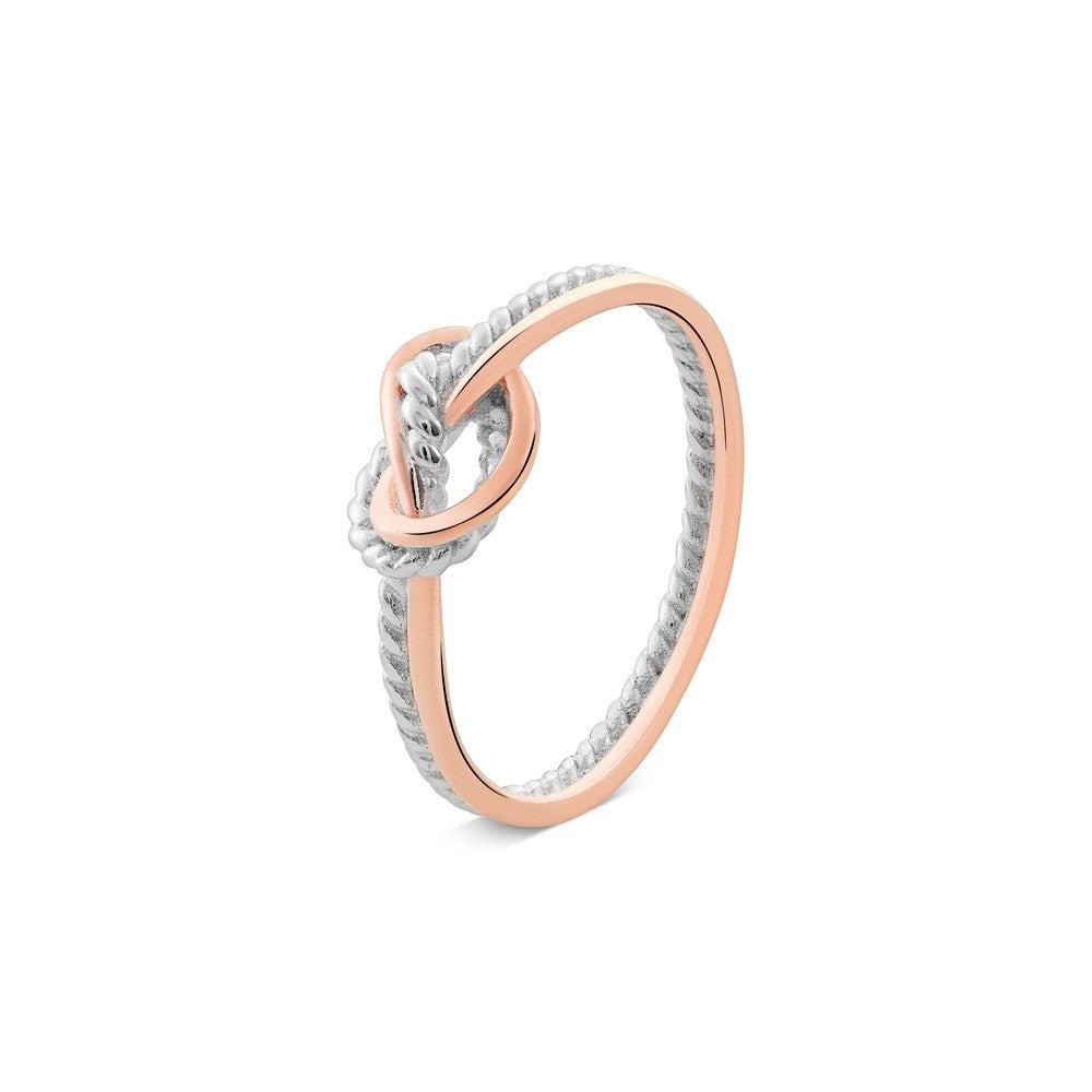 Argento Mixed Metal Twist Ring