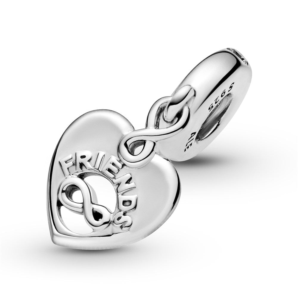 Pandora Friends Forever Heart Drop Charm