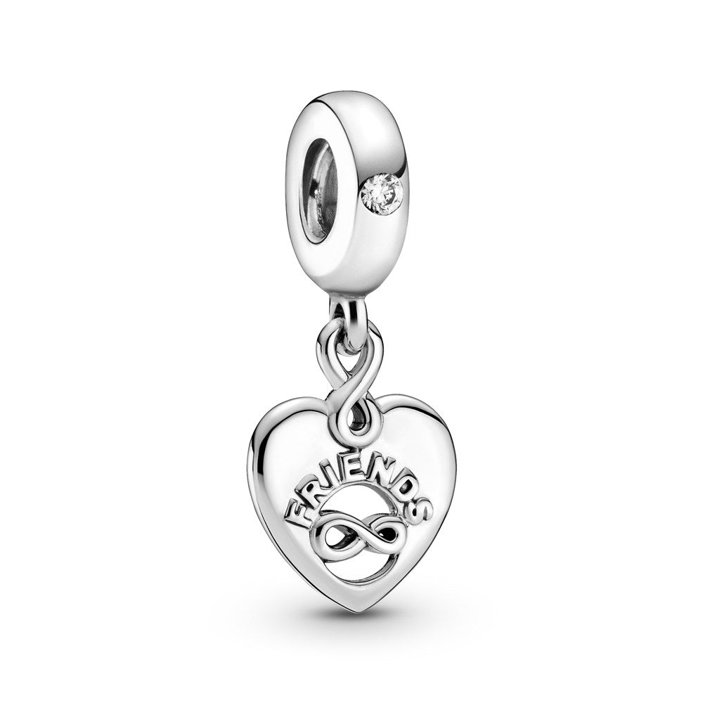 Pandora Friends Forever Heart Drop Charm