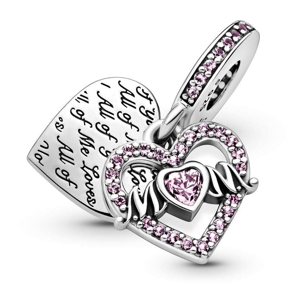 Pandora Mum Heart Dangle Charm
