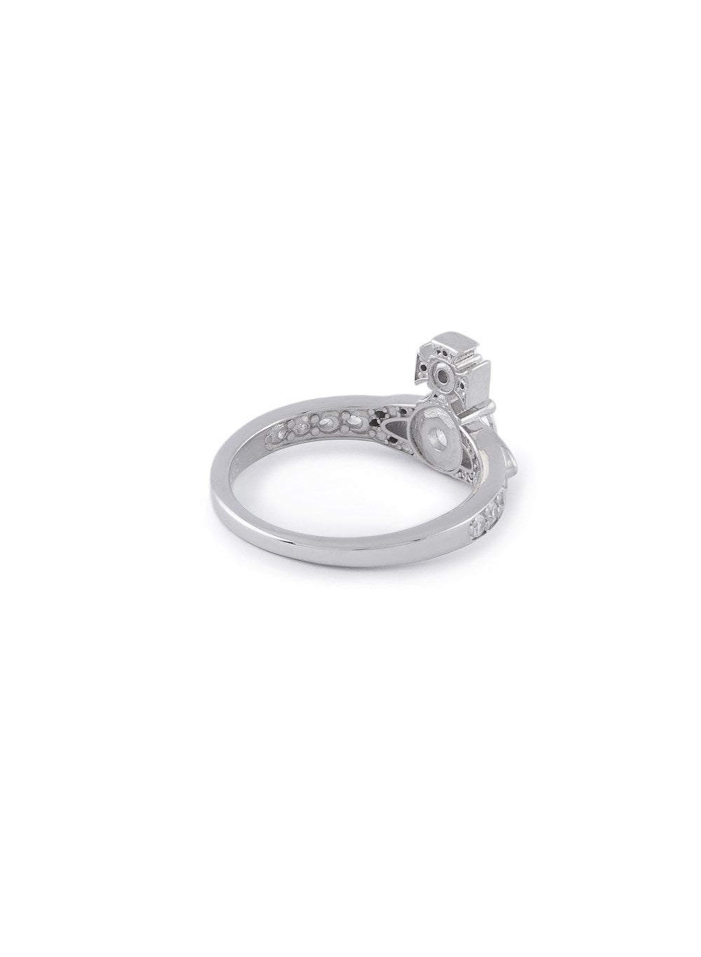 Vivienne Westwood Sterling Silver Crystal Ismene Ring