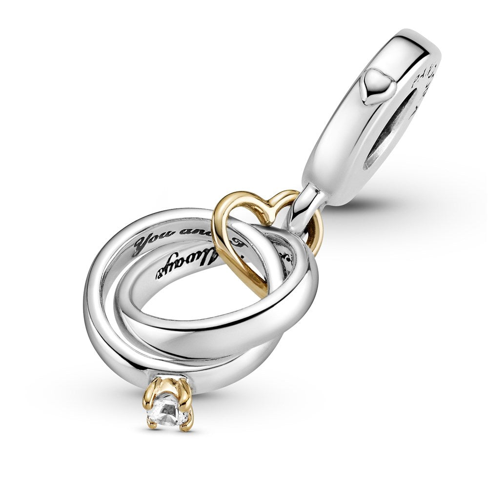 Pandora Wedding Rings Dangle Charm