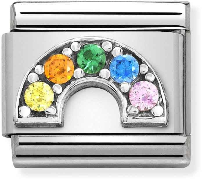 Nomination Silver Rainbow Charm