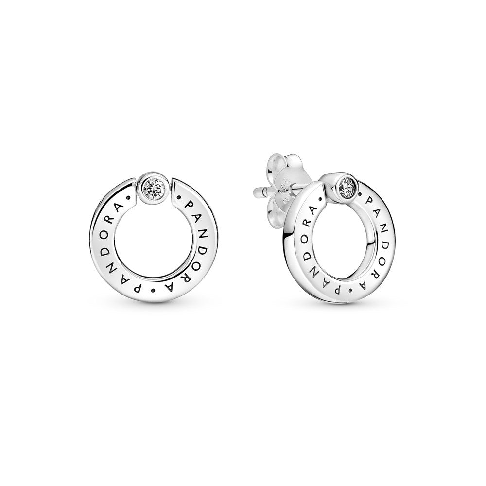 Pandora Circle Reversible Stud Earrings