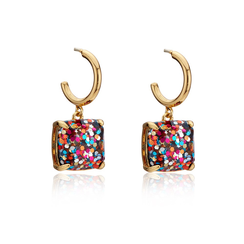 Kate Spade New York Mini Square Party Huggie Earrings