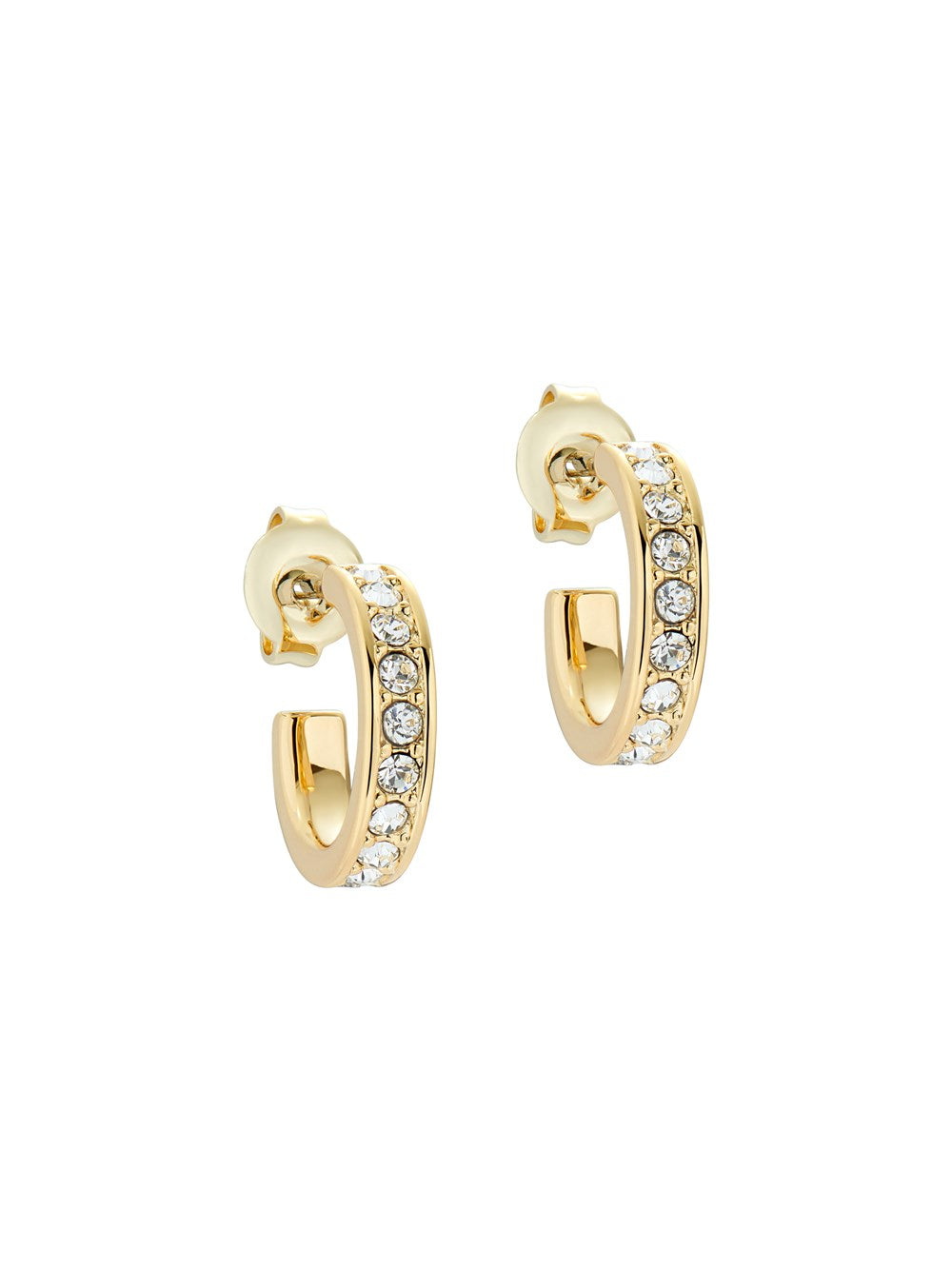 Ted Baker Gold Crystal Nano Huggie Earrings 