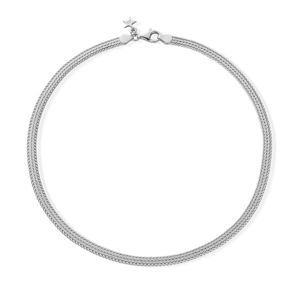 ChloBo Silver Tide Braid Necklace