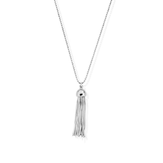 ChloBo Silver Didi Tassel Necklace