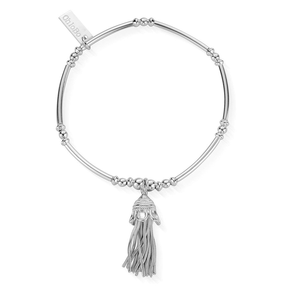 ChloBo Silver Didi Tassel Bracelet