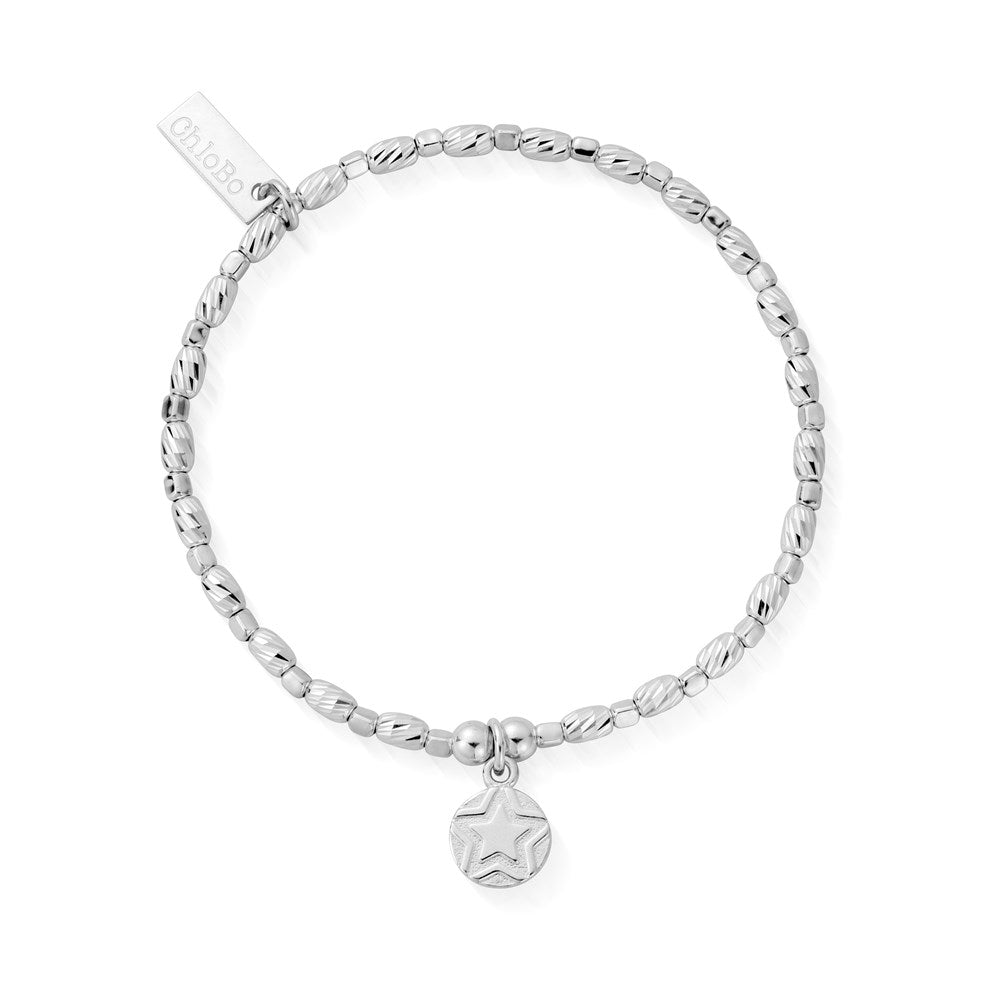 ChloBo Silver Soul Glow Star Bracelet 