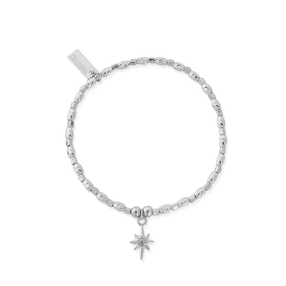 ChloBo Silver Soul Glow Lucky Star Bracelet 