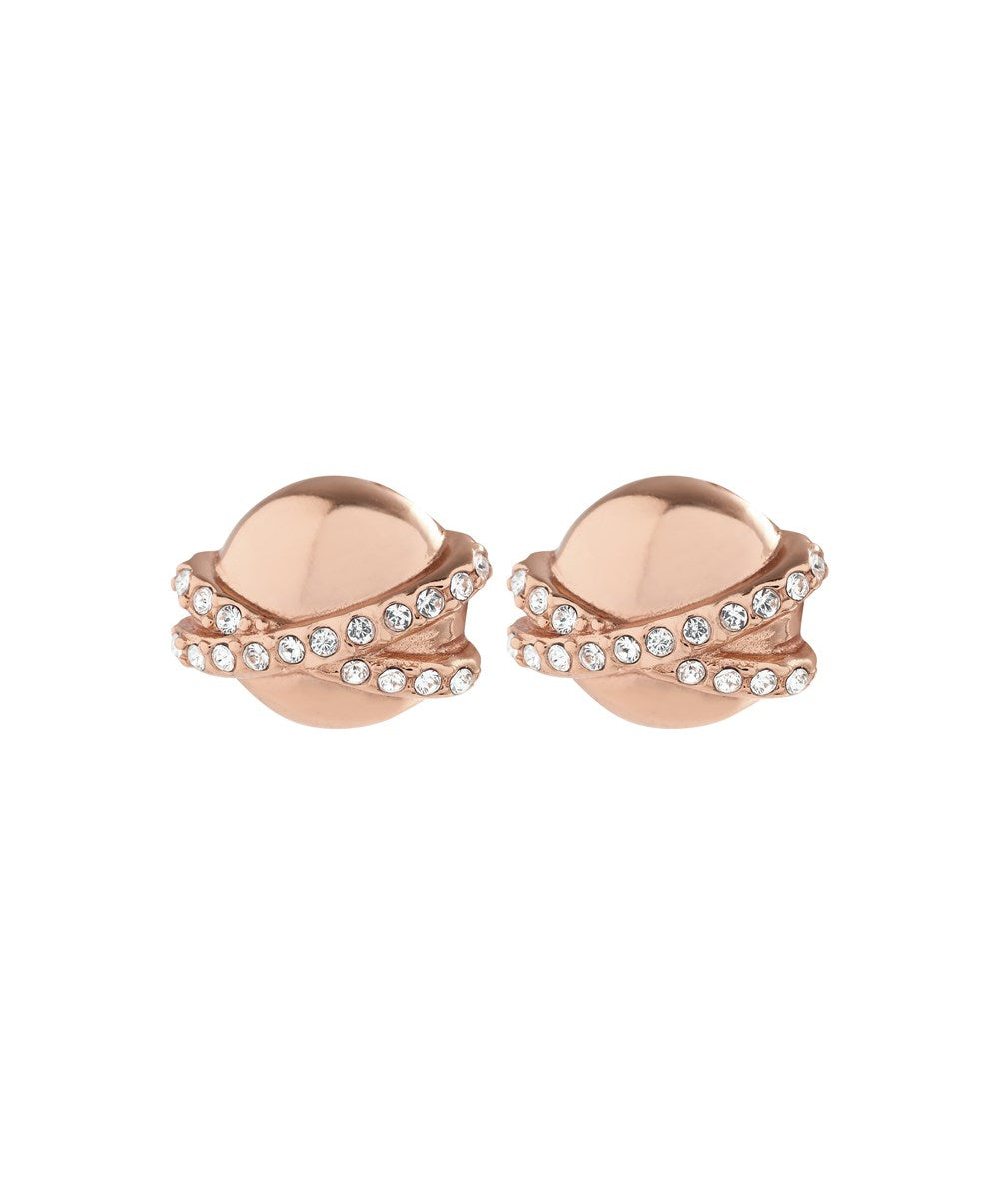 Olivia Burton Rose Gold Planet Earrings