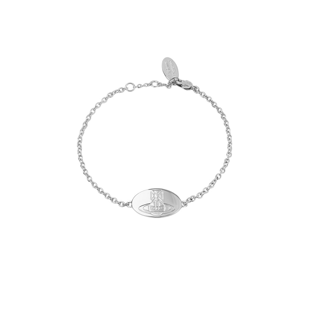 Vivienne Westwood Silver Tag Orb Bracelet
