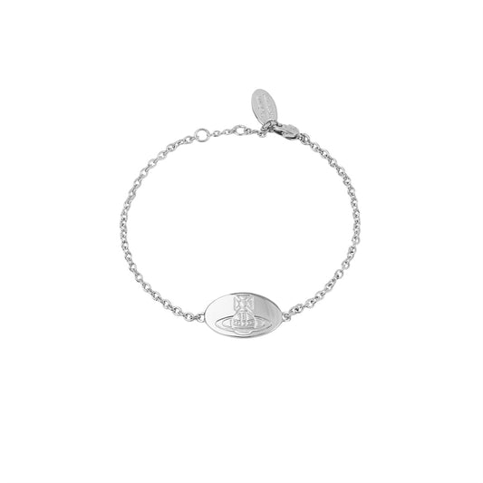Vivienne Westwood Silver Tag Orb Bracelet
