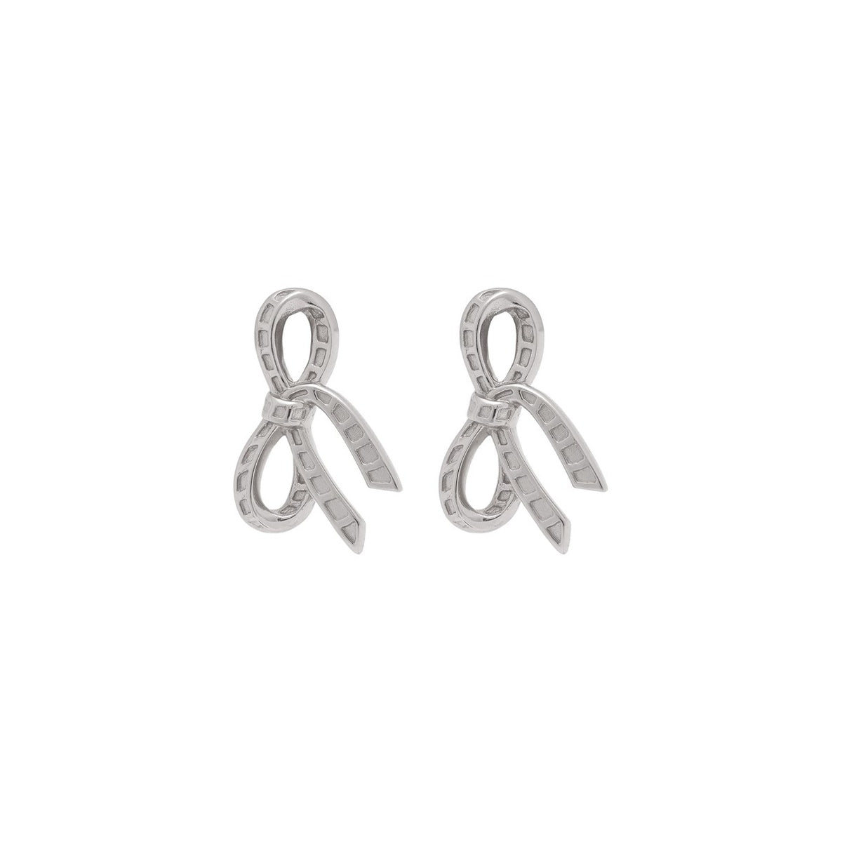 Olivia Burton Silver Bow Stud Earrings