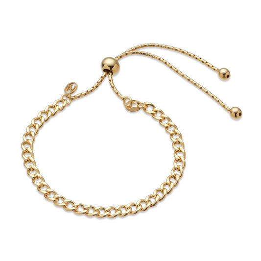 Argento Recycled Gold Classic Chain Pull Bracelet