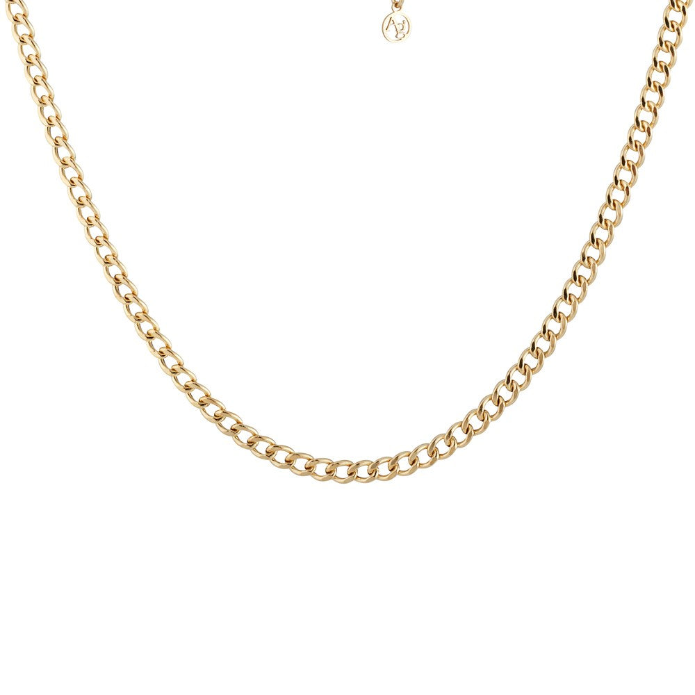 Argento Recycled Gold Classic Curb Chain Necklace
