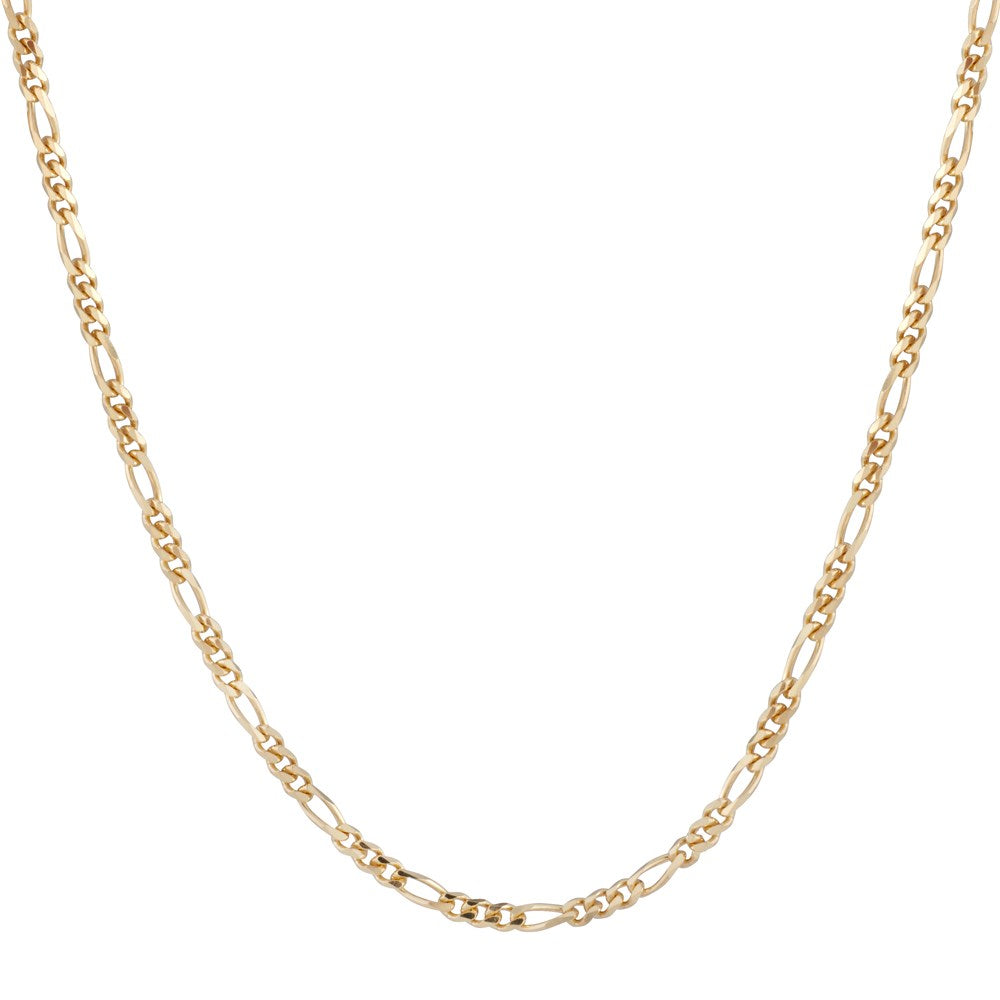 Argento Recycled Gold Figaro Chain Necklace